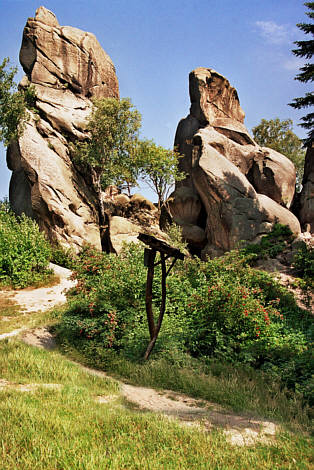 Rezerwat Prządki - skałki