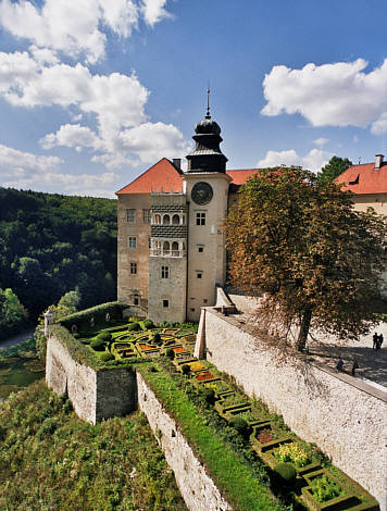 Wieżą bramna, loggia i ogród włoski
