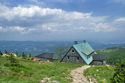 Okolica schroniska Pod Łabskim Szczytem