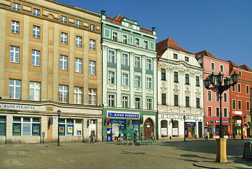 Fragment rynku - łądne kamienice