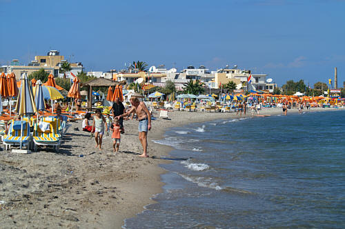 Ponownie plaża w Kos