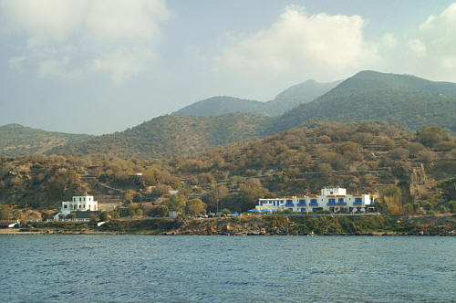 Nisyros - Widok ze statku