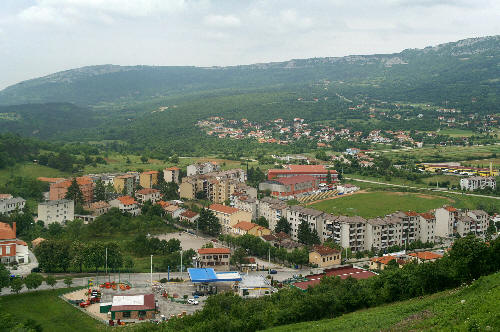 Buzet - Widok na okolicę ze starego miasta