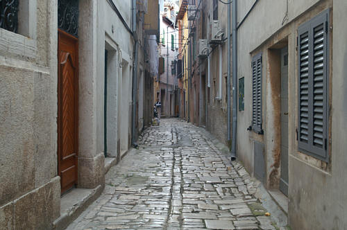 Uliczki starówki Rovinj