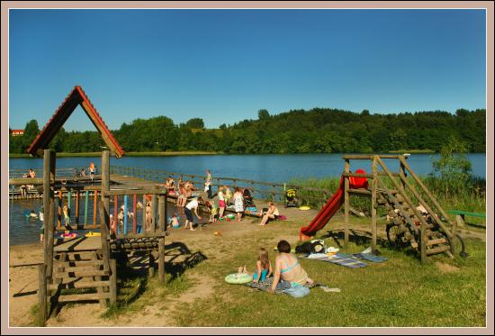 Plac zabaw tuż przy plaży